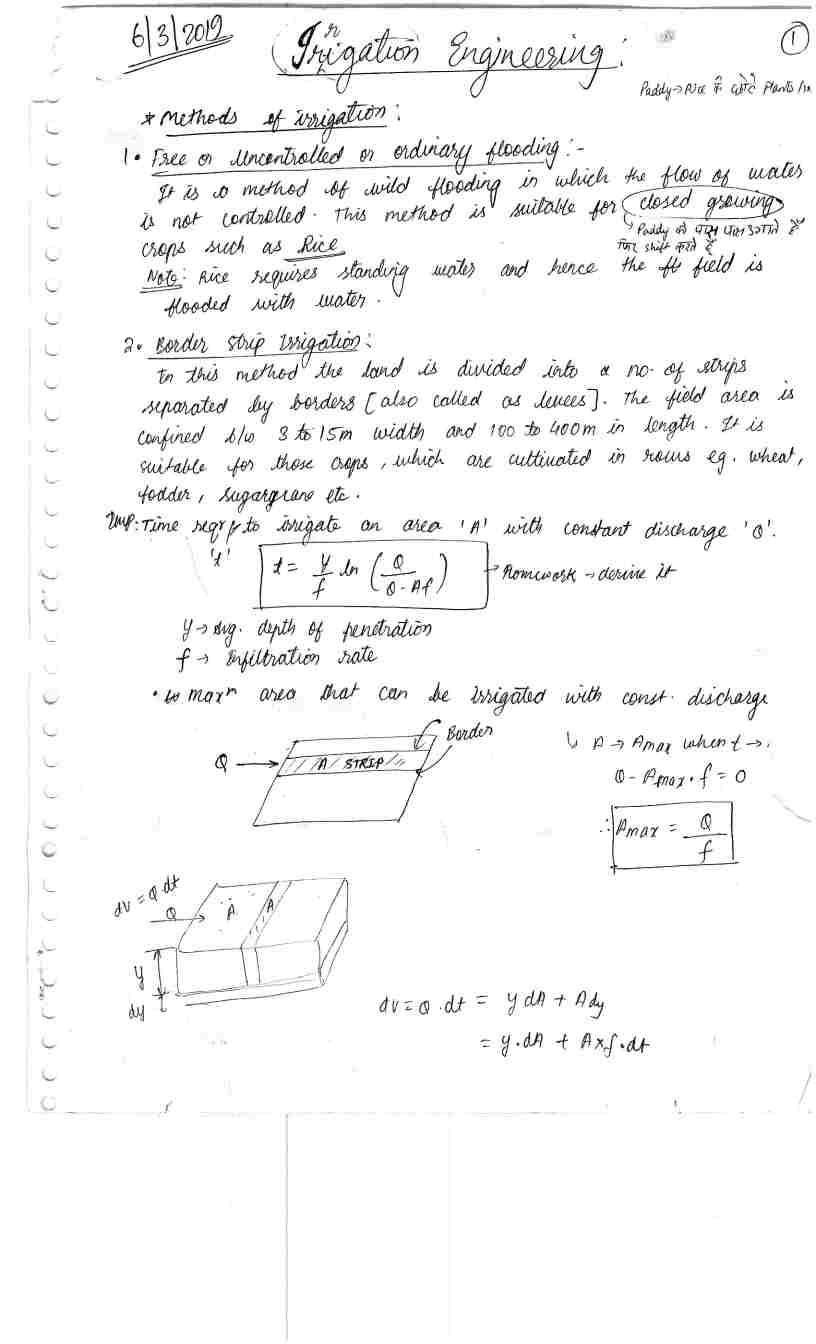 Next IAS - UPSC Optional - Civil Engineering - Handwritten Notes 2019