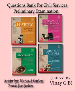 Ques Bank for Civil Service Pre- Examination Topic Wise Solved Paper By Vinay G.B