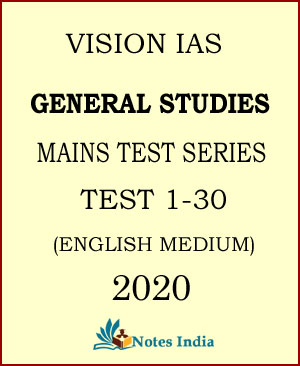Vision IAS - General Studies - Mains Test Series 2020 - English Medium ...