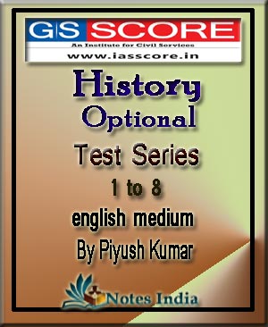 GS Score - History Optional Test Series - By Piyush Kumar - English ...