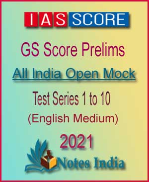 GS Score - Prelims All India Mock Test Series 1 to 10 - English Medium ...