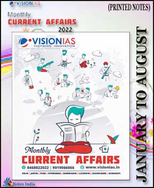 Vision Ias - Monthly Current Affairs - January To August 2022 - English ...