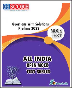 Gs Score Ias - All India Open Mock Test Series - Prelims 2023 - English ...