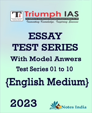 triumph ias essay test series 2023