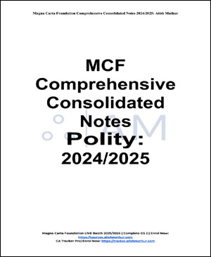 Magna Carta Polity Notes 2024-25 Atish Mathur